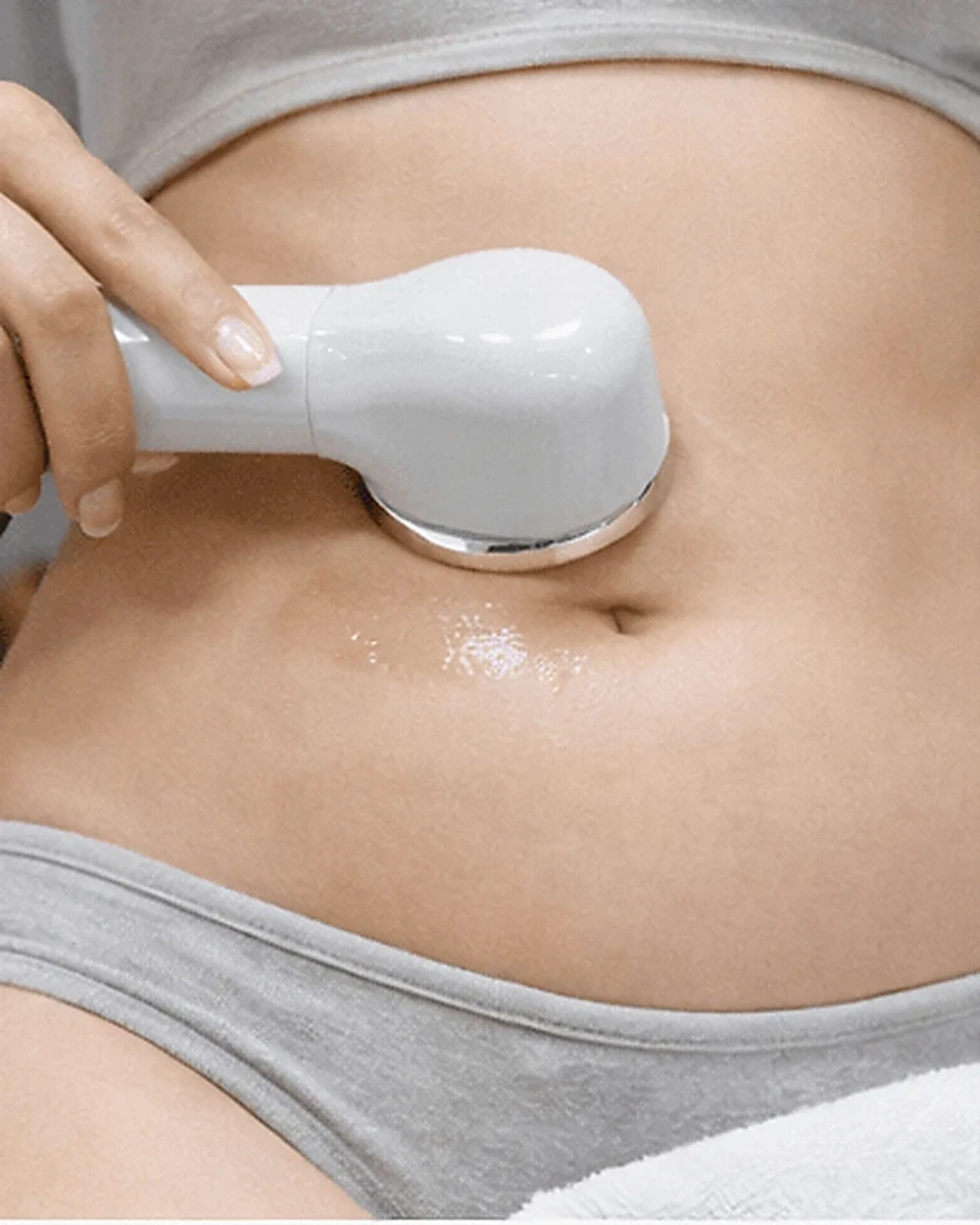 Aplicação relacionada ao ultrassom terapêutico em estética