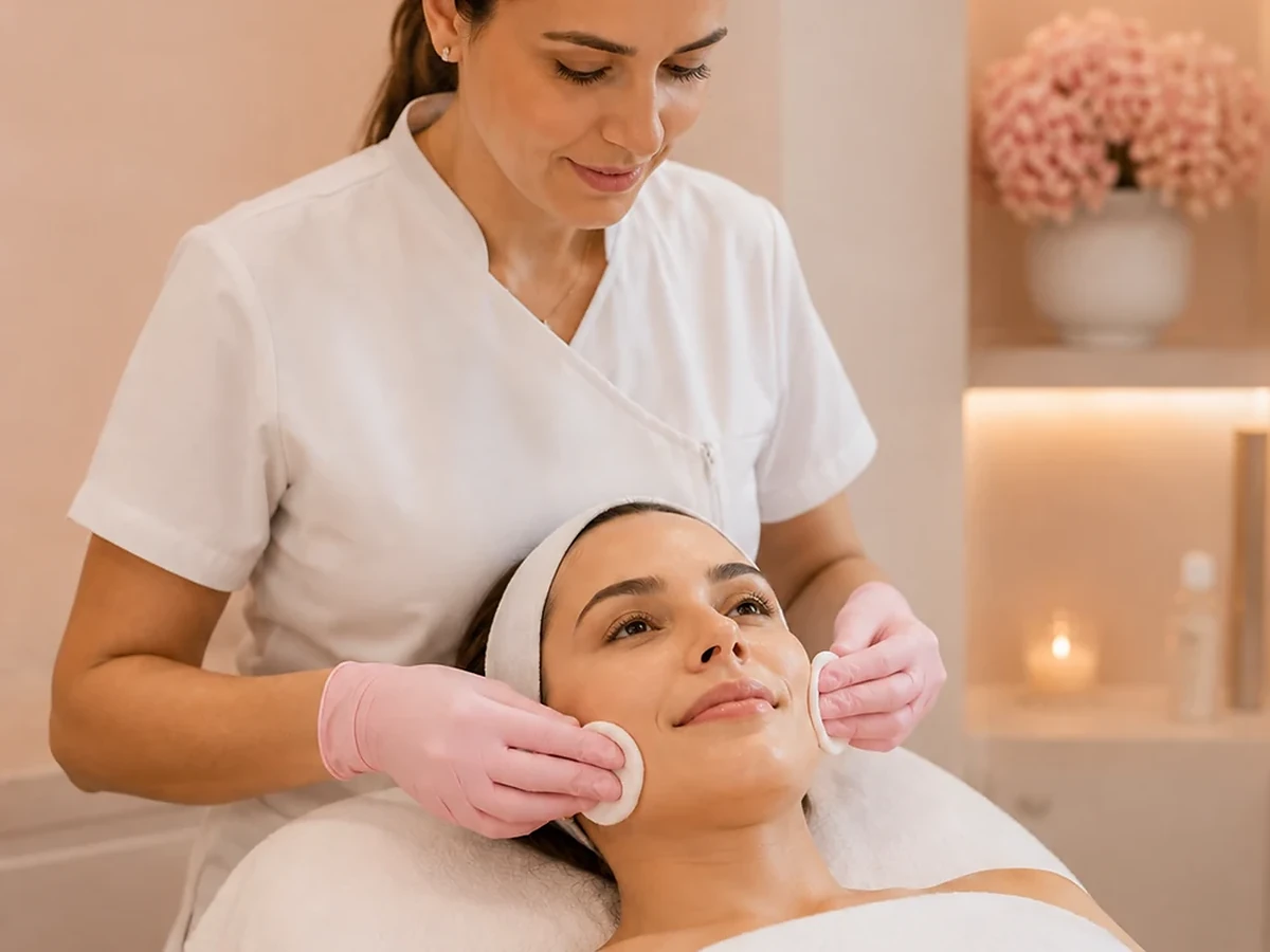 Imagem ilustrativa de cuidado facial